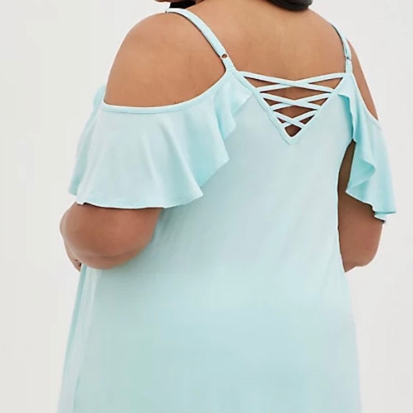 FLUTTER SLEEVE TANK - Picture 3 of 7